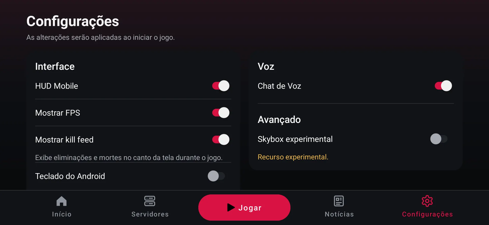 Configuración